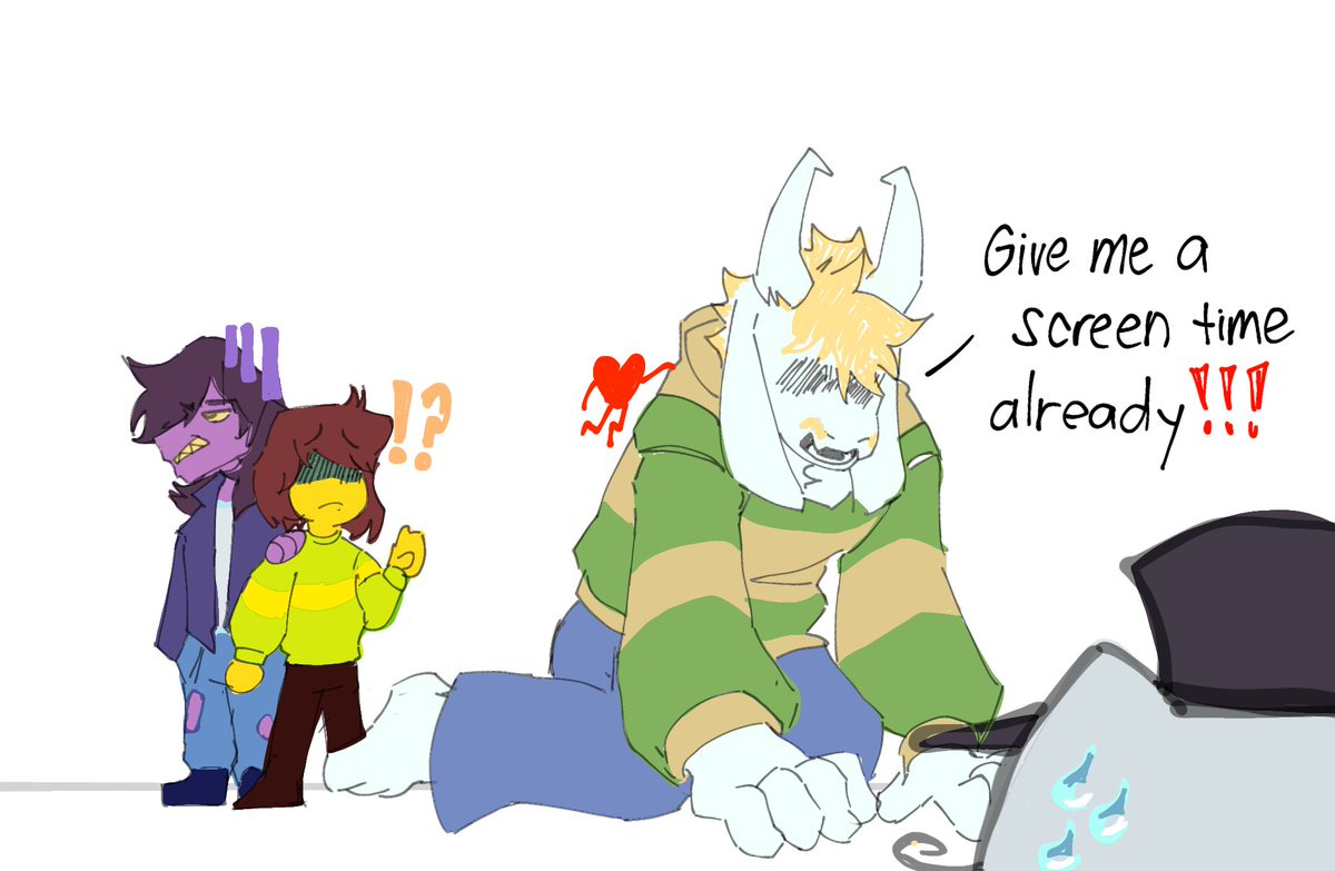 unbryon_x's tweet image. I was actually hoping asriel would appear even if its just a text passed by toriel