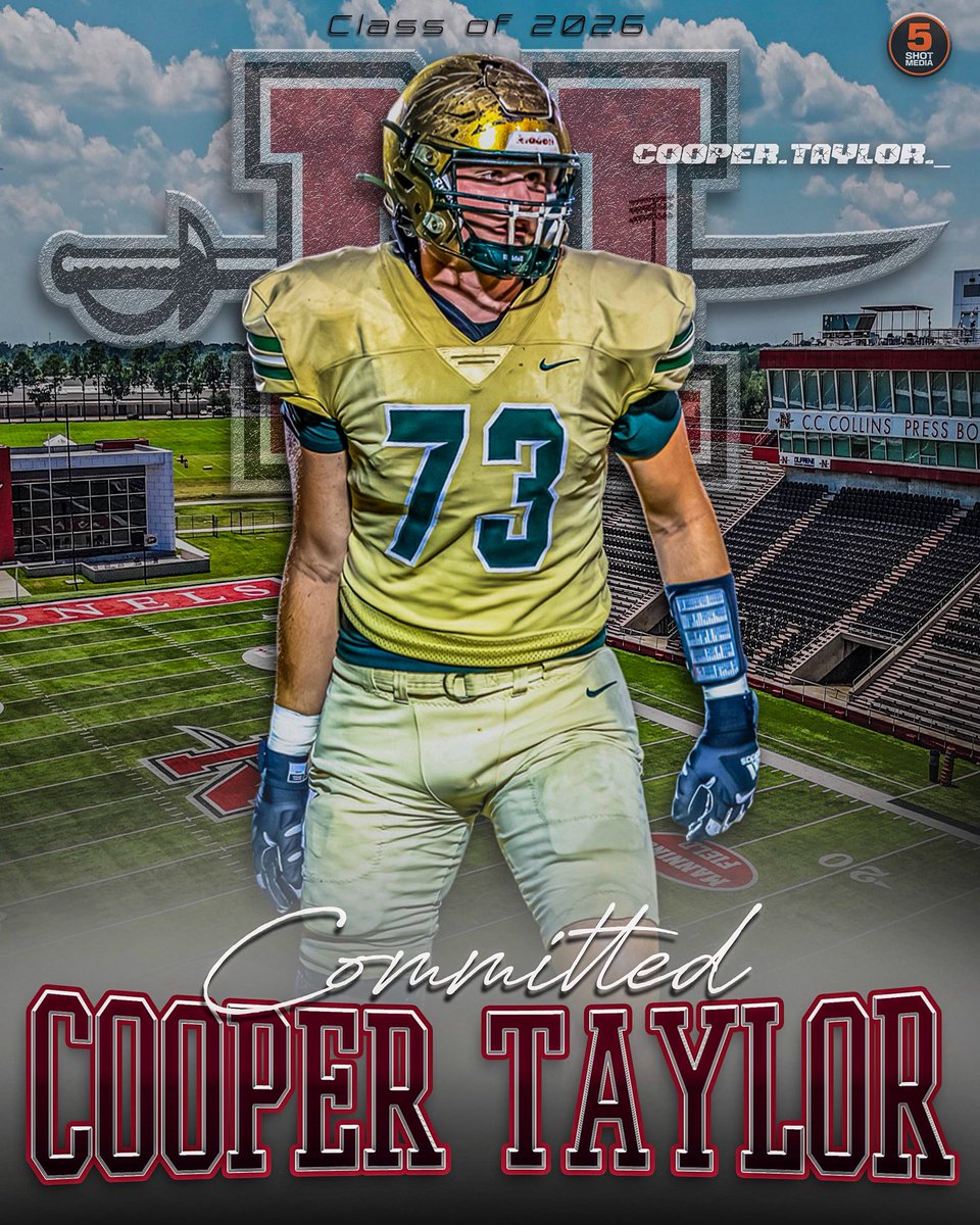 Cooper Taylor (@cooper_taylor73) on Twitter photo COMMITTED!!
Geaux Colonels!!
<a href="/Nicholls_FB/">Nicholls Football 🏈</a> <a href="/CoachSethPrice/">Seth Price</a> <a href="/Fertitta_Gabe/">Gabriel Fertitta</a> <a href="/TommyRybacki/">Tommy Rybacki</a> <a href="/LoganGuerrera/">Logan Guerrera</a> <a href="/CoachMurph4/">Sean Murphy</a> <a href="/coachDeLee/">Chet DeLee</a> #AGTG COMMITTED!!
Geaux Colonels!!
<a href="/Nicholls_FB/">Nicholls Football 🏈</a> <a href="/CoachSethPrice/">Seth Price</a> <a href="/Fertitta_Gabe/">Gabriel Fertitta</a> <a href="/TommyRybacki/">Tommy Rybacki</a> <a href="/LoganGuerrera/">Logan Guerrera</a> <a href="/CoachMurph4/">Sean Murphy</a> <a href="/coachDeLee/">Chet DeLee</a> #AGTG