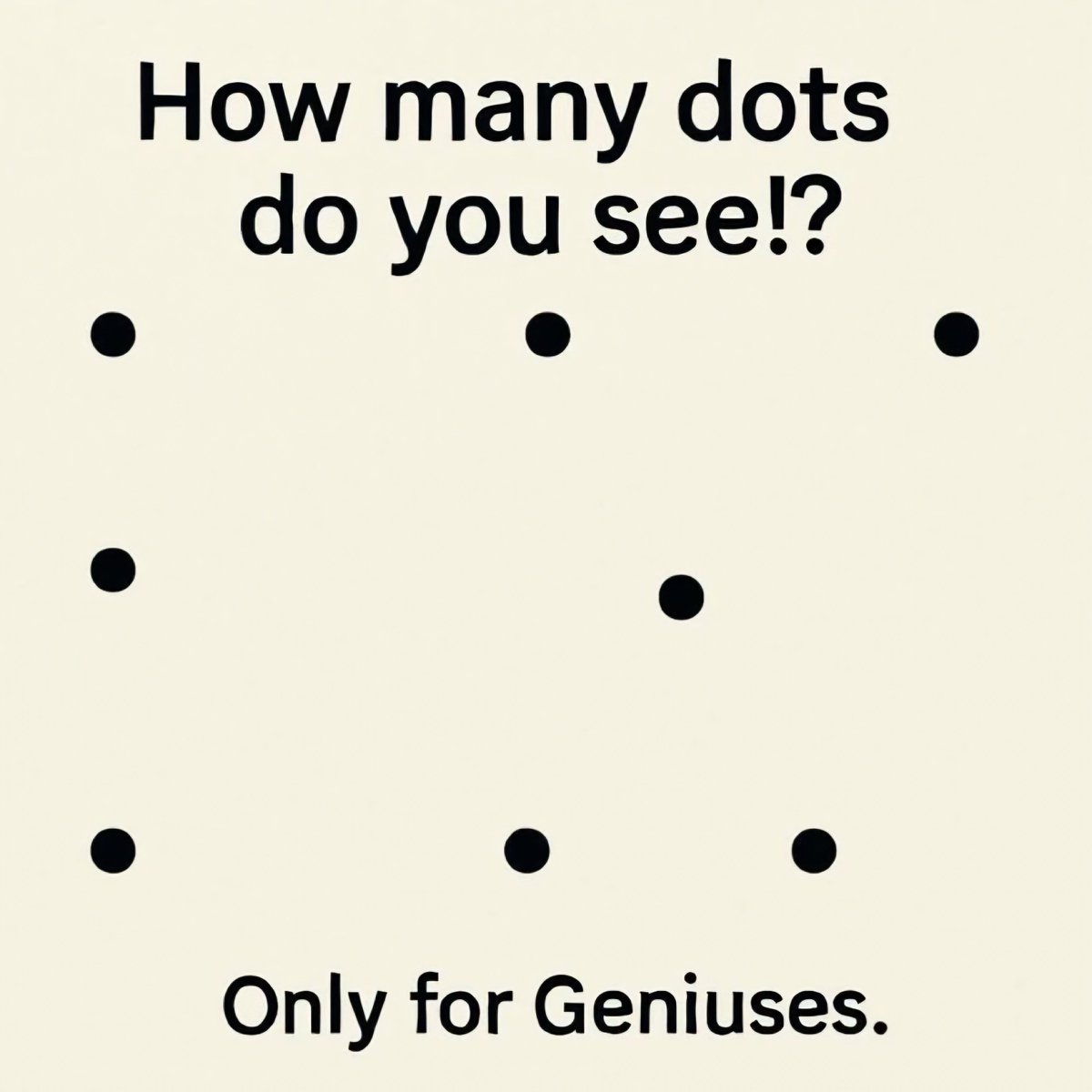 GrowYourBrains's tweet image. Only the sharpest minds see all the dots. How many can you find?