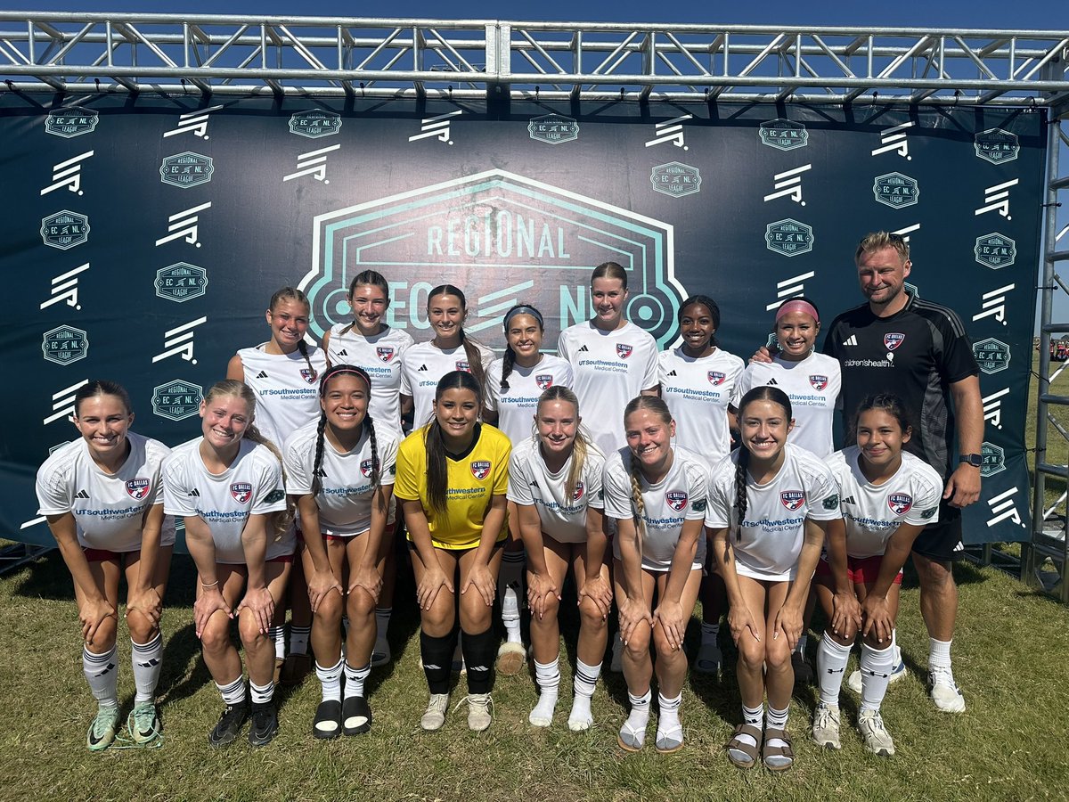 FCDallas07gECRL's tweet photo. What a season!! These girls gave their all and rallied around each other throughout the many injuries and challenges they faced. They had an undefeated league and playoff season. Way to leave your mark and go out as ECNL South Regional League Champs!!

@FCDGirlsECNL https://t.co/1Ehrb3tOX3