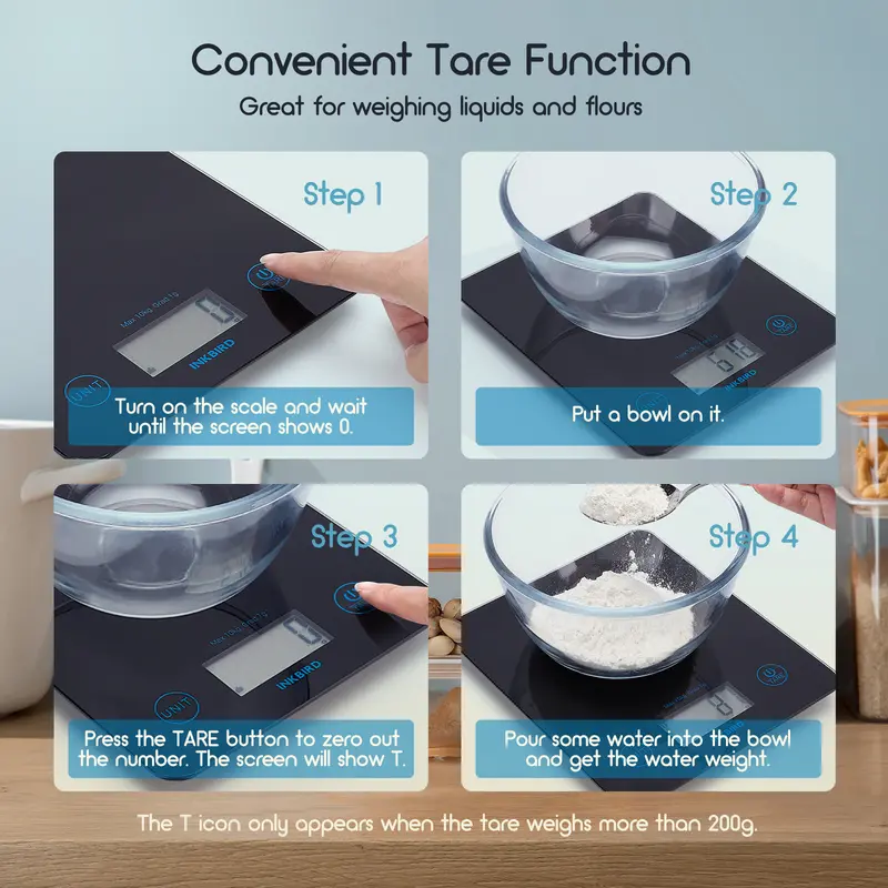 📏 1g precision. 📲 App tracking. 🥗 Macros, calories, &amp; more.

The INKBIRD Smart Kitchen Scale is your new secret weapon for meal prep &amp; baking.

Be honest... how many grams of flour are in your “just a little bit”? 👀
#SmartKitchen #MealPrep #FoodieTools