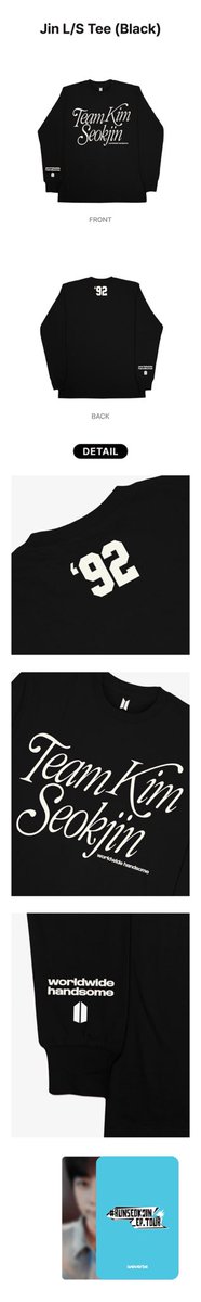 TEAM KIM SEOKJIN T SHIRTS!! A MUST HAVE‼️💙🩷 #Jin #Jin_Echo
