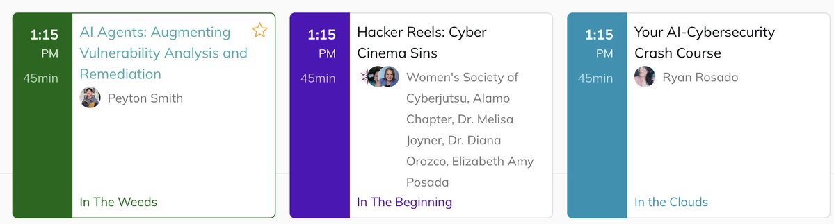 Did you know AI can be used to help with vulnerability analysis and remediation? Or that hacking according to television shows - may not indeed be accurate? Or what AI even is ? Learn more by attending these talks by join us this Saturday! bsidessatx.com