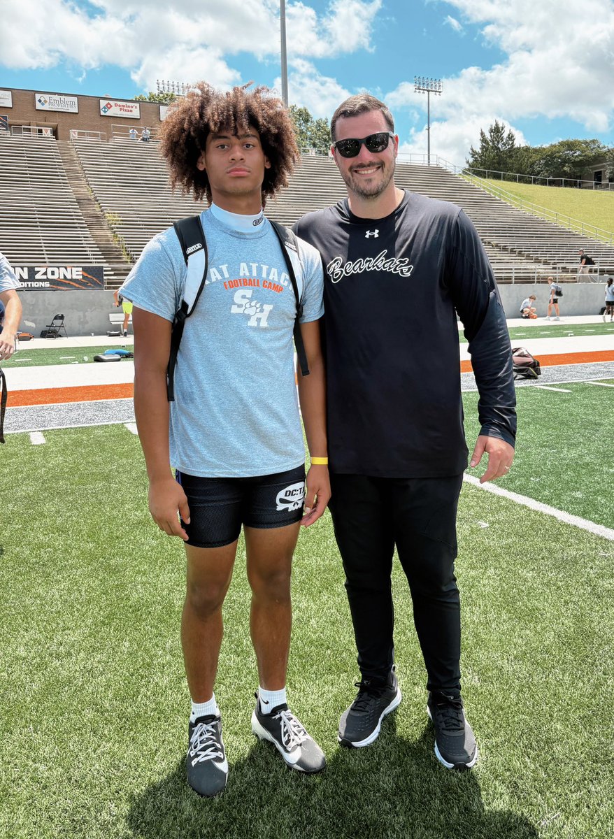 JaadenJohnson's tweet image. Thank you @BearkatsFB for a great camp experience. Appreciate the opportunity to compete & connect with Coach @znpatterson. @coach9cg @CCSRecruitingFB @CornerstoneFB