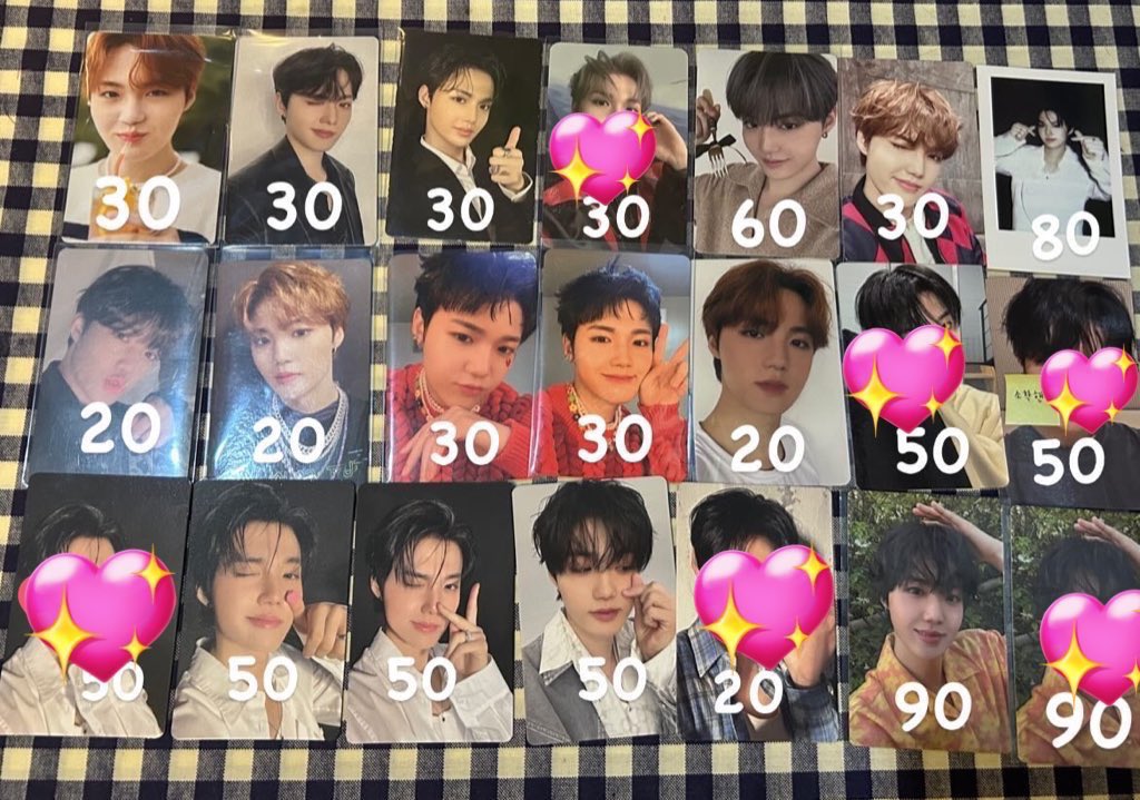การ์ด Treasure พร้อมส่ง 💖🙌🏻

⭐️ ราคาตามภาพ ไม่มีตำหนิ 
🚚ค่าส่ง 40 ฿ /ซื้อครบ5ใบส่งฟรี
📩สนใจเมนชั่นหรือเดมขอดูเพิ่มเติมได้เลยคั้บ✨️

#ตลาดนัดtreasure #ตลาดนัดสมบัติ