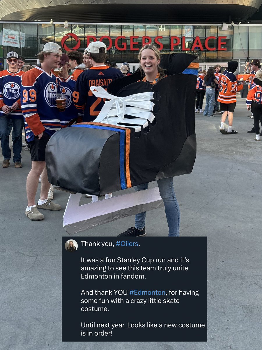 Thank you for everything, #Oilers. 

Until next year. 🧡💙🙏 #orangeandblueforever

#yeg #stanleycup #StanleyCupFinal