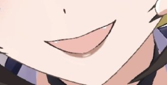 你为什么要把你可爱的两颗牙齿藏起来…………为什么………