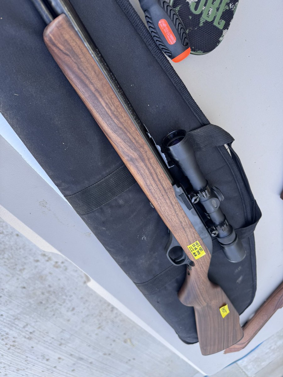 Oops a Daisy: laminated stock on Marlin model 60 snapped in half. Sourced another in pure walnut from eBay, total win. Still a great .22 and providing good service.