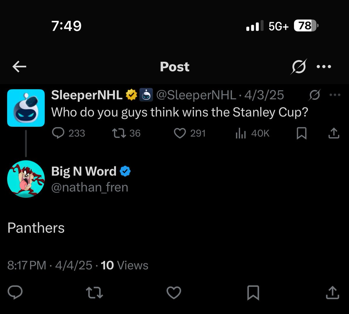 Called it