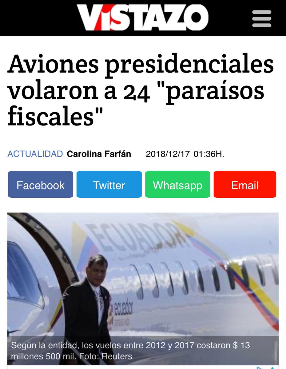 elinformante84's tweet image. @FiscaliaEcuador presentó abundantes pruebas del robo de #Glas del 💵 del terremoto
Pero no vincularon a @MashiRafael q fue el que creó el Comité de reconstrucción
Y tampoco incluyeron el informe de 4 ✈️ a paraísos fiscales sin pasajeros entre 2016 y 2017

Correa llevó también 💴
