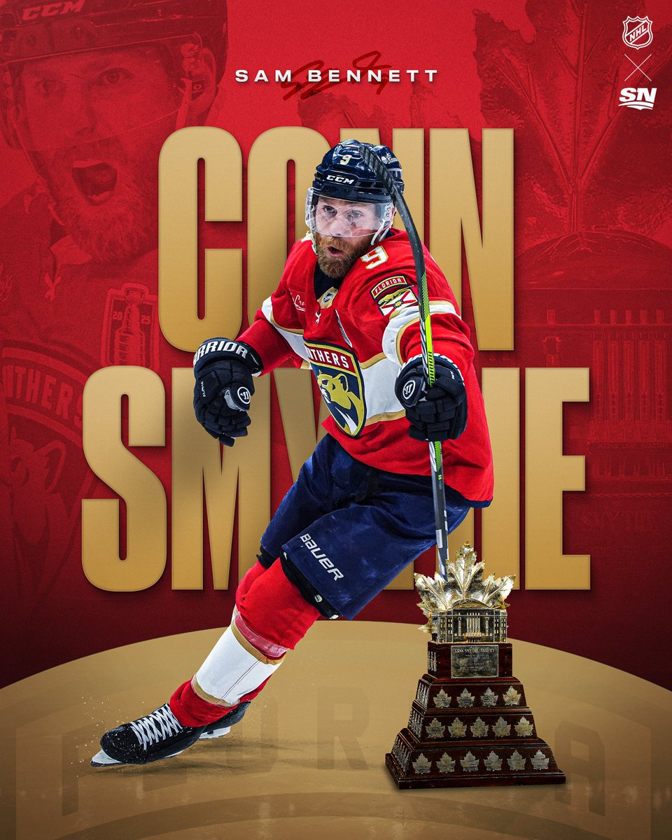 Sportsnet's tweet image. CONN SMYTHE BENNETT 🗣️

Sam Bennett has been named the 2025 #StanleyCup Playoffs MVP 👏