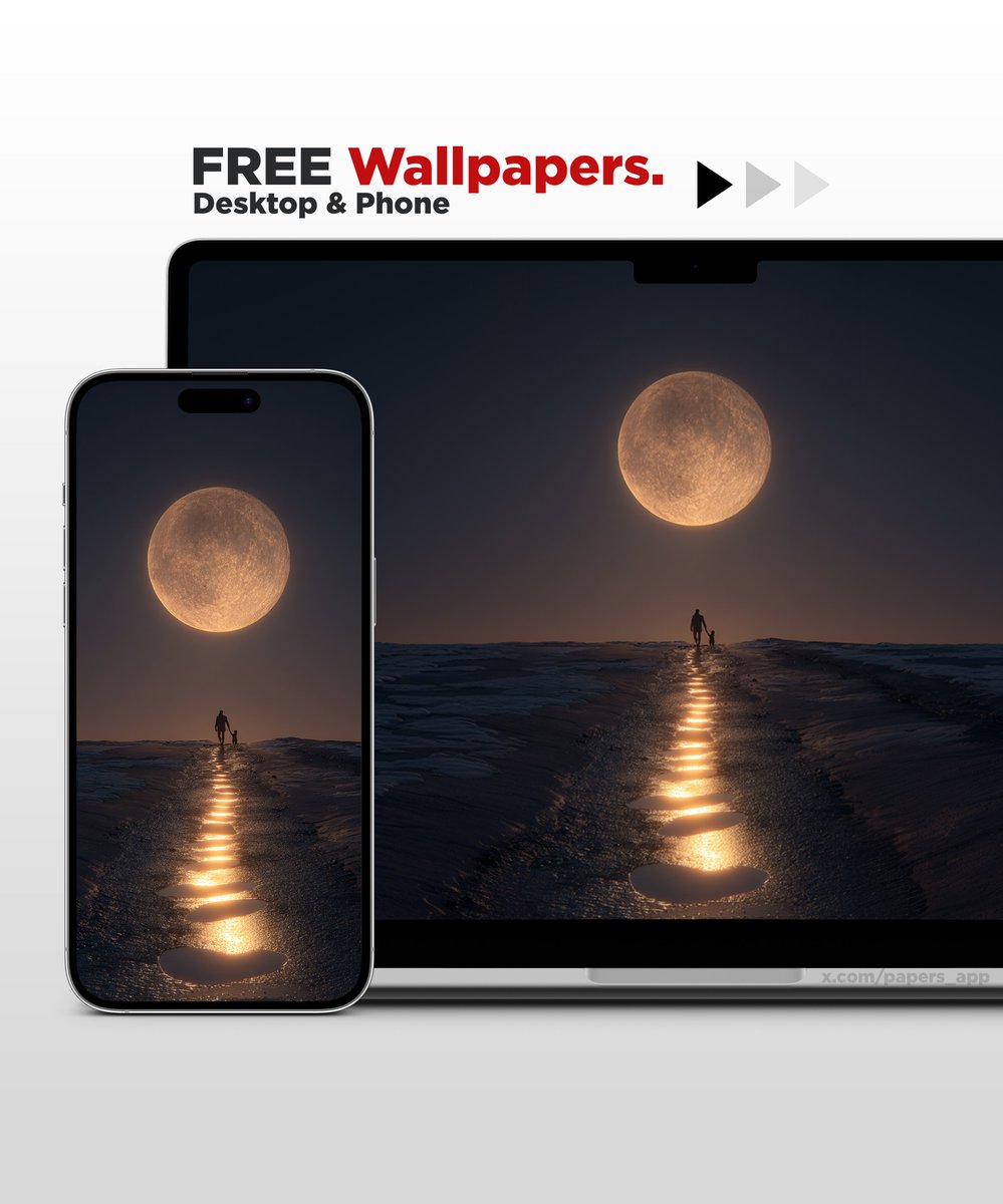 Papers_app's tweet image. Beauty Of Night Wallpaper 🌛 
Mobile - Desktop Combo #31