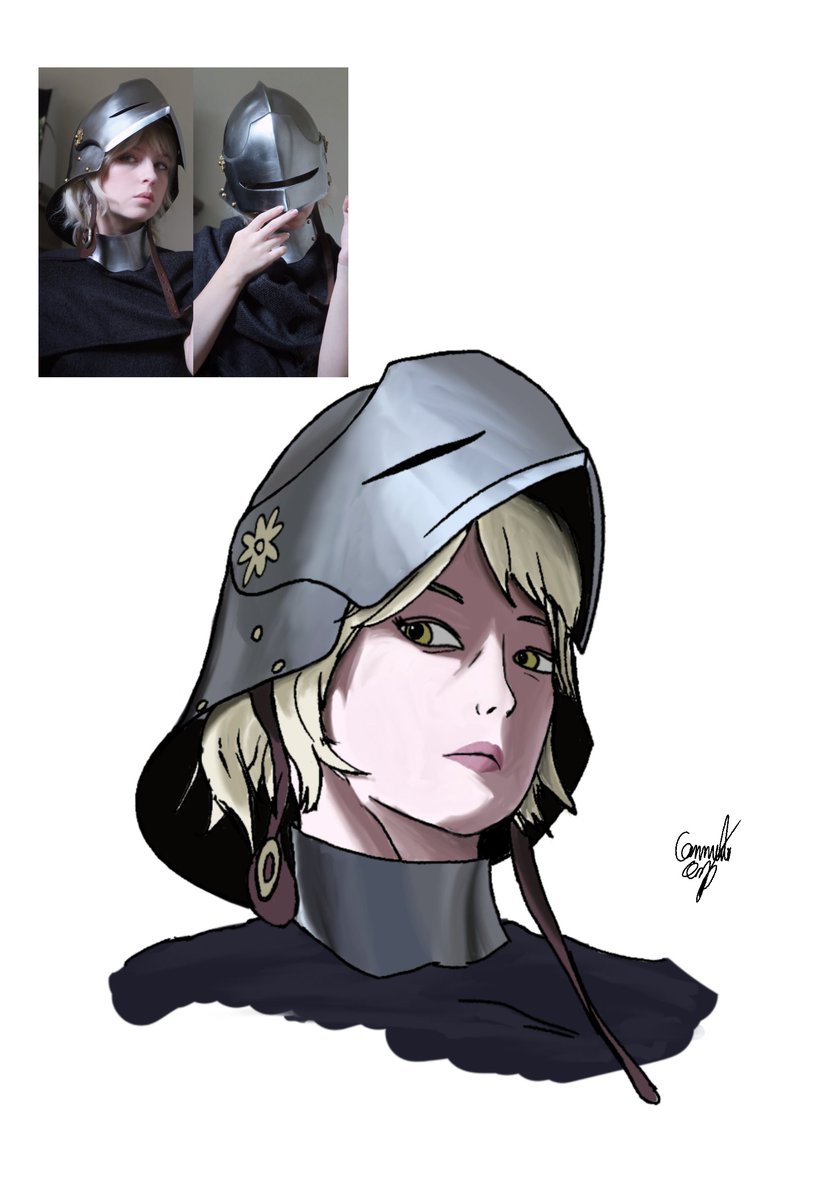 EclipseCommandr's tweet photo. More women should have sallets in their wardrobe IMO. https://t.co/TW3erderMa