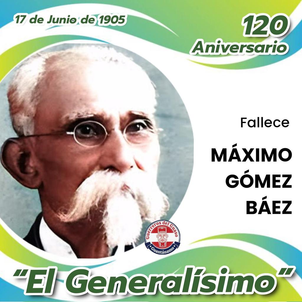 Nilser Piñeda Cruz (@nilser_pineda) on Twitter photo #CubaMined
Fue triste para #Cuba el 17 de junio de 1905, muere El Generalísimo , sin fortuna personal, en su villa habanera, a la edad de sesenta y nueve años. <a href="/DPELasTunas/">Educación Provincial Las Tunas</a> #CubaMined
Fue triste para #Cuba el 17 de junio de 1905, muere El Generalísimo , sin fortuna personal, en su villa habanera, a la edad de sesenta y nueve años. <a href="/DPELasTunas/">Educación Provincial Las Tunas</a>