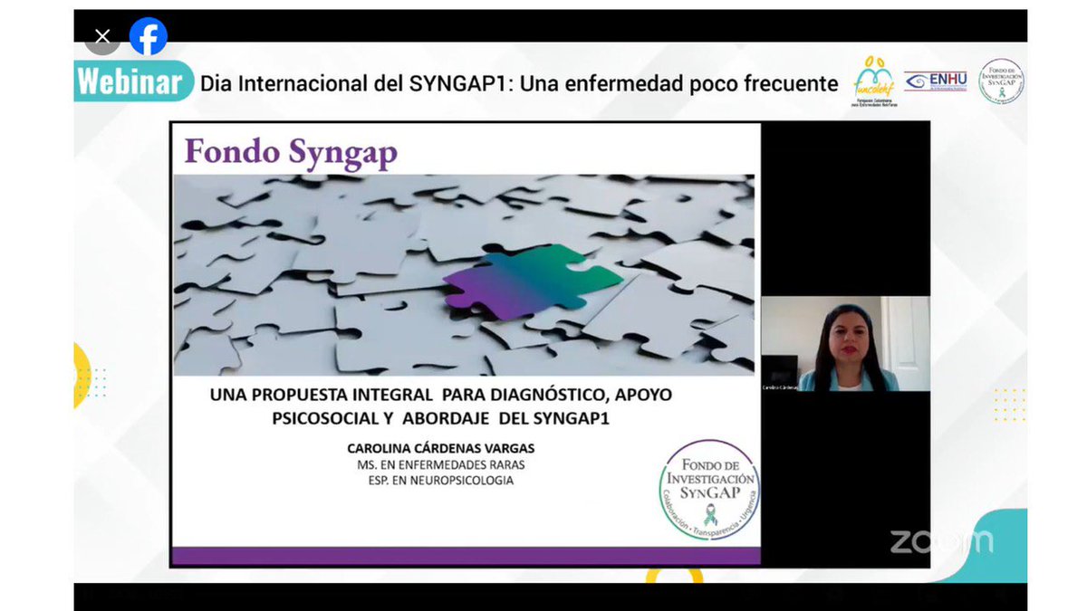 Estoy muy agradecida con <a href="/funcolehf/">Funcolehf</a> por brindarnos este maravilloso espacio para hablar sobre #SYNGAP1 y sobre la realidad de Syngap en América Latina, en conmemoración del Día Internacional de Syngap1, que se celebra el 21 de junio. <a href="/dretico/">Andres Jimenez-Gomez MD</a> <a href="/cureSYNGAP1/">SynGAP Research Fund (SRF)</a> #RARE