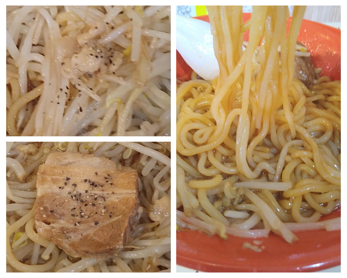 btMXwWzkBPep9zM's tweet photo. 『恵比寿ブタメン市原八幡！』
はゆさんゆみさんコンビ
レギュラーブタメン監督ロバーツは熱い男SP！

お久しブリ〜良き香り店内満載♪
シャキモヤに汁沁みらせアブラ乗せ胡椒掛け食いが
超絶ドうめェーー！
ズババズビズビとブタメンフルコースじっくり堪能
大満足！

恵比寿ブタメン市原八幡最高！ https://t.co/K2KvtFPJlJ