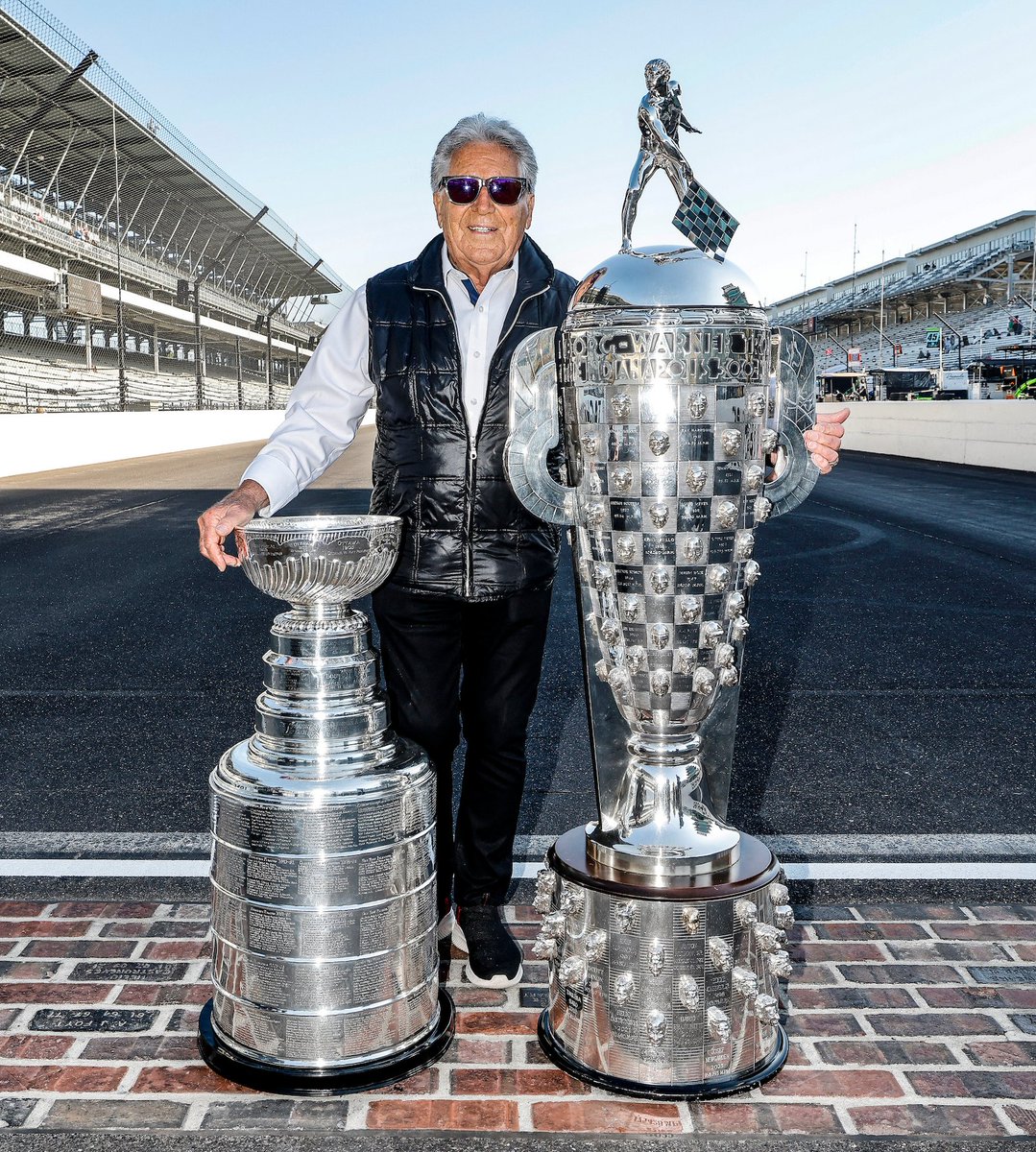 Mario Andretti (@marioandretti) on Twitter photo My arms around my 2 favorites-the Borg Warner & the Stanley Cup. Congrats to <a href="/FlaPanthers/">x - Florida Panthers</a> taking home the Stanley Cup tonight... a symbol of a grueling season, intense physicality, perseverance, skill and a never-say-die attitude. A total grind. Love ππ My arms around my 2 favorites-the Borg Warner & the Stanley Cup. Congrats to <a href="/FlaPanthers/">x - Florida Panthers</a> taking home the Stanley Cup tonight... a symbol of a grueling season, intense physicality, perseverance, skill and a never-say-die attitude. A total grind. Love ππ