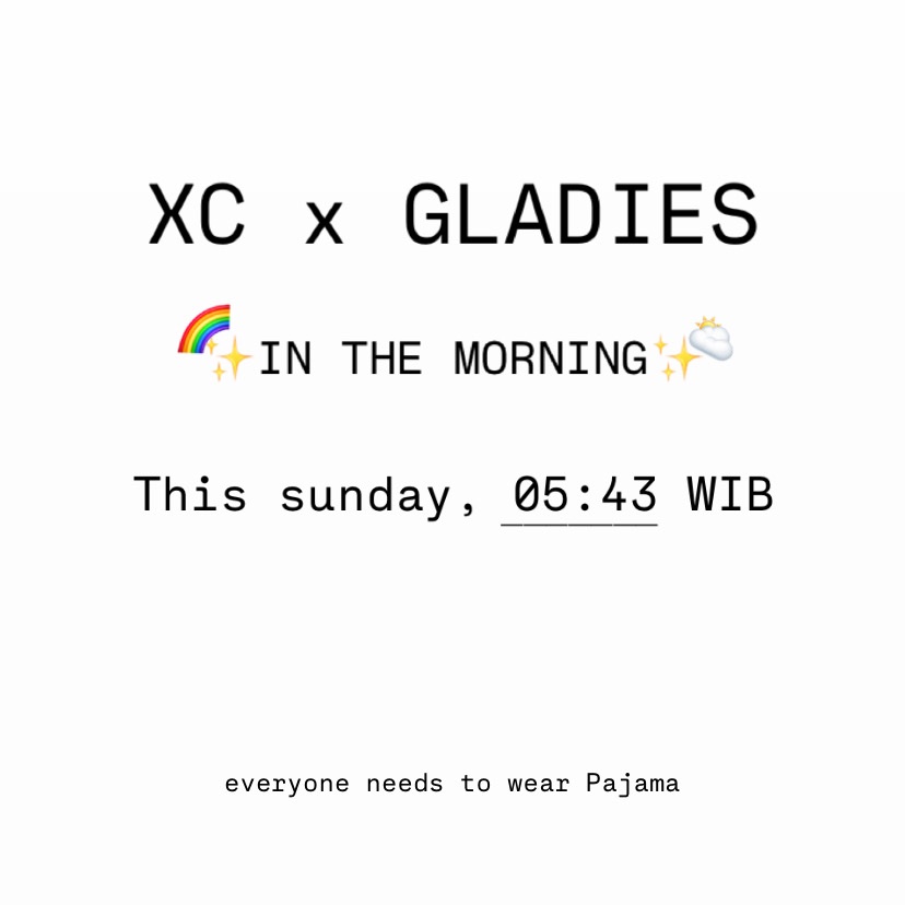 XC & GLADIES tweet media