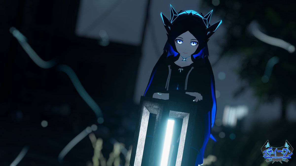 VR_Stephen's tweet image. "What do you think of me?
World: vrc_living_quarters by vbm_
#VRChat #VRChat_world紹介 #VRChatphotography