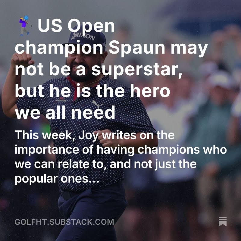#FairwaysandGreens |🏌️‍♀️Today's edition of Fairways and Greens, by @TheJoyOfGolf:

⛳️ Spaun's stunning win at Oakmont: a story that inspires beyond golf

🏌️‍♀️ A pair of Indians — Mannat Brar &amp; Avani Prashanth shine

Read and subscribe:
open.substack.com/pub/golfht/p/u…