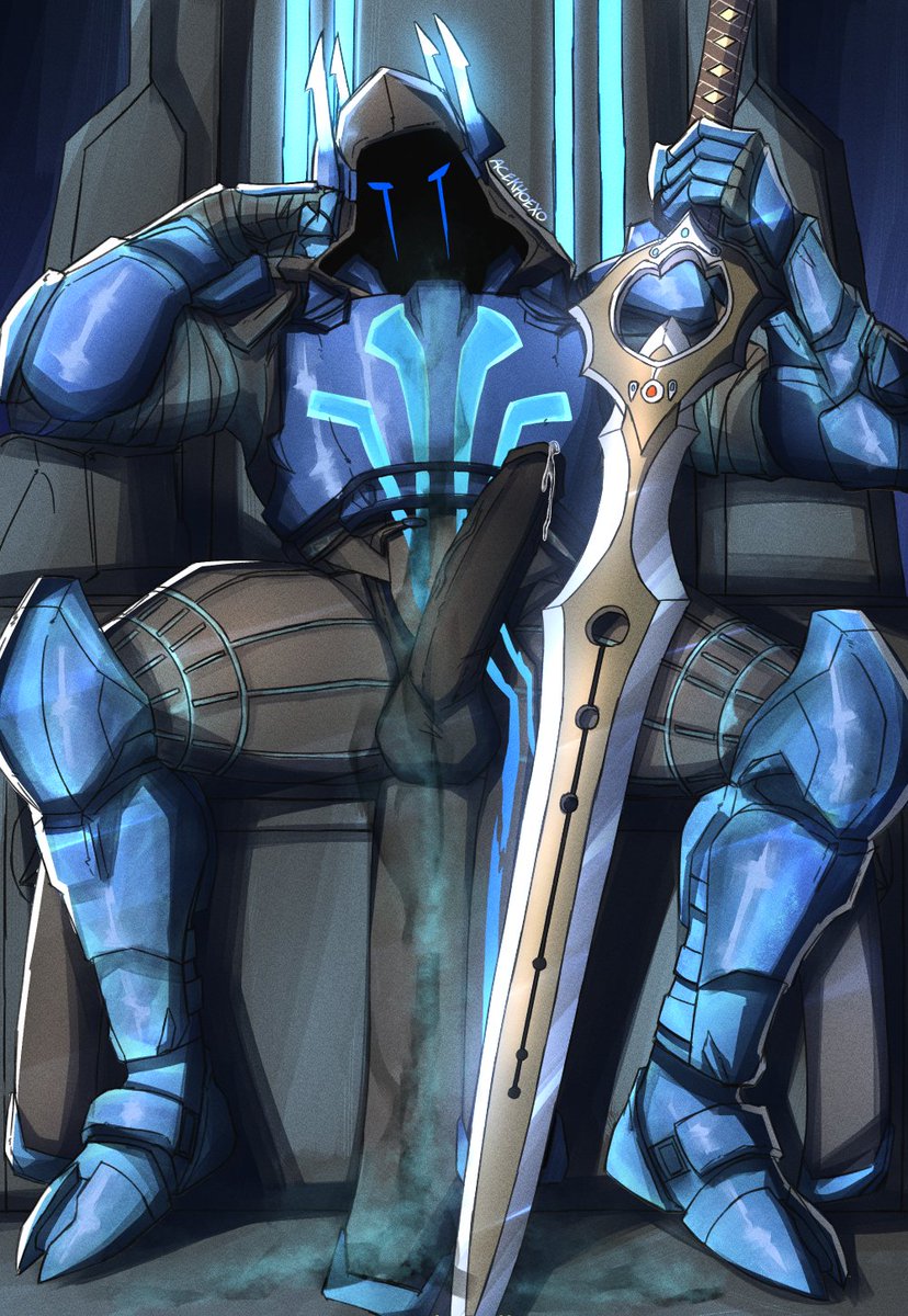 Ice King demands your attention to worship his king-sized blade