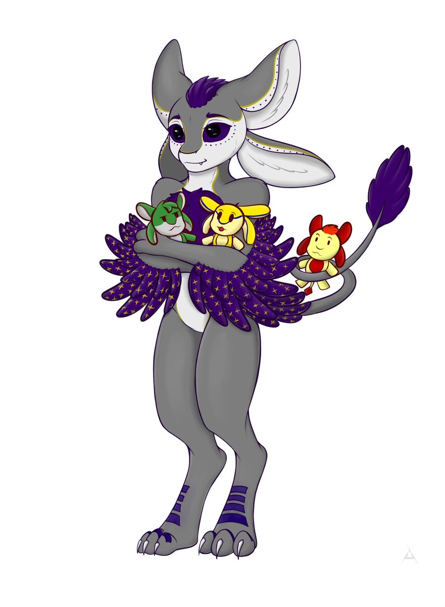 This is Kofkin)
And I'm his plush toy
#Avali