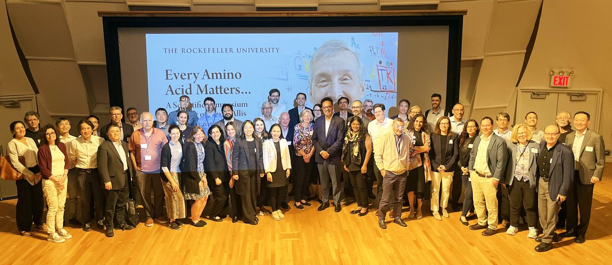 grewalsh's tweet image. It was an honor to speak at the Rockefeller University symposium celebrating David Allis—a true visionary who transformed the field of chromatin and gene expression. His legacy continues to inspire us all. Grateful to the organizers for such a meaningful and inspiring event.