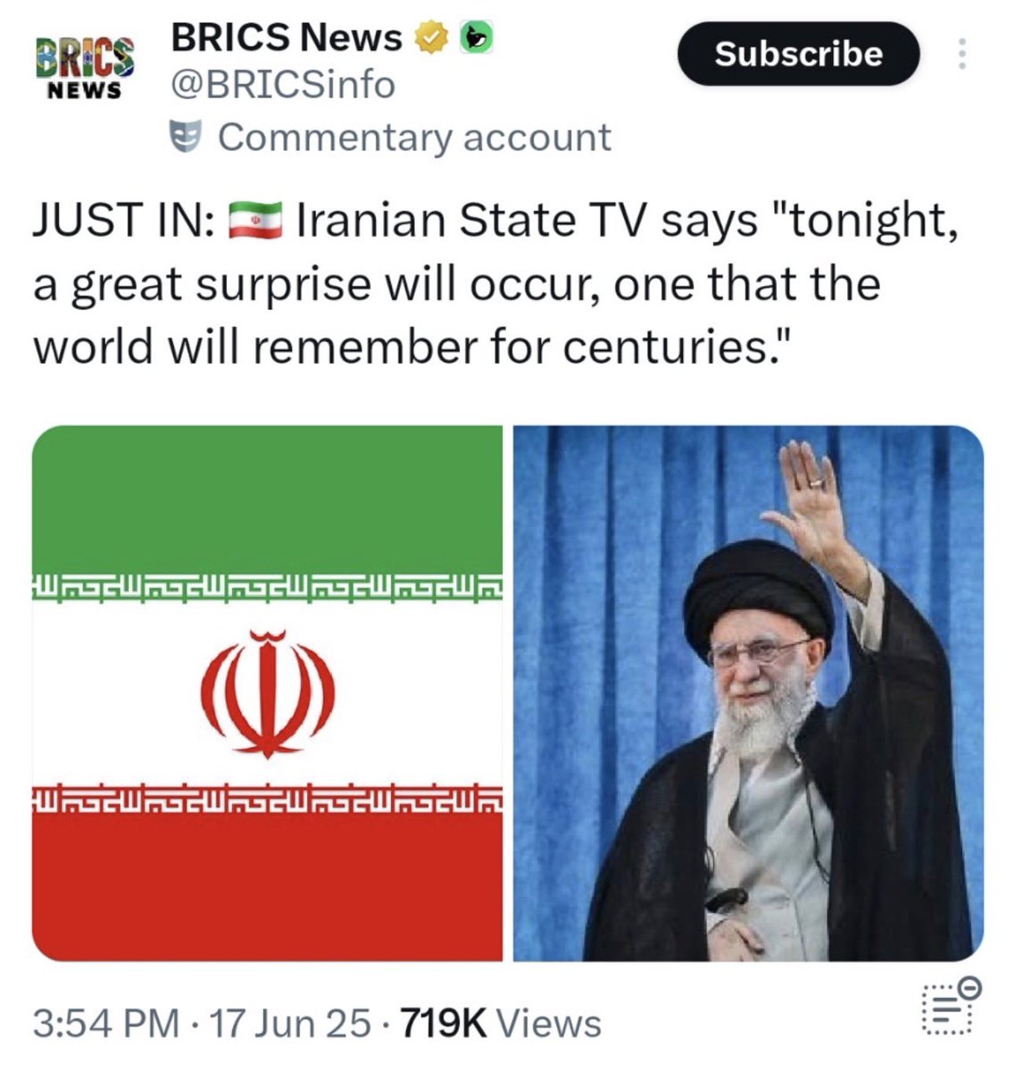 DSIronically's tweet image. In a shocking twist, Iran’s big surprise is the appointment of American rapper, Ye, to the head of the Islamic Revolutionary Guard Corps.