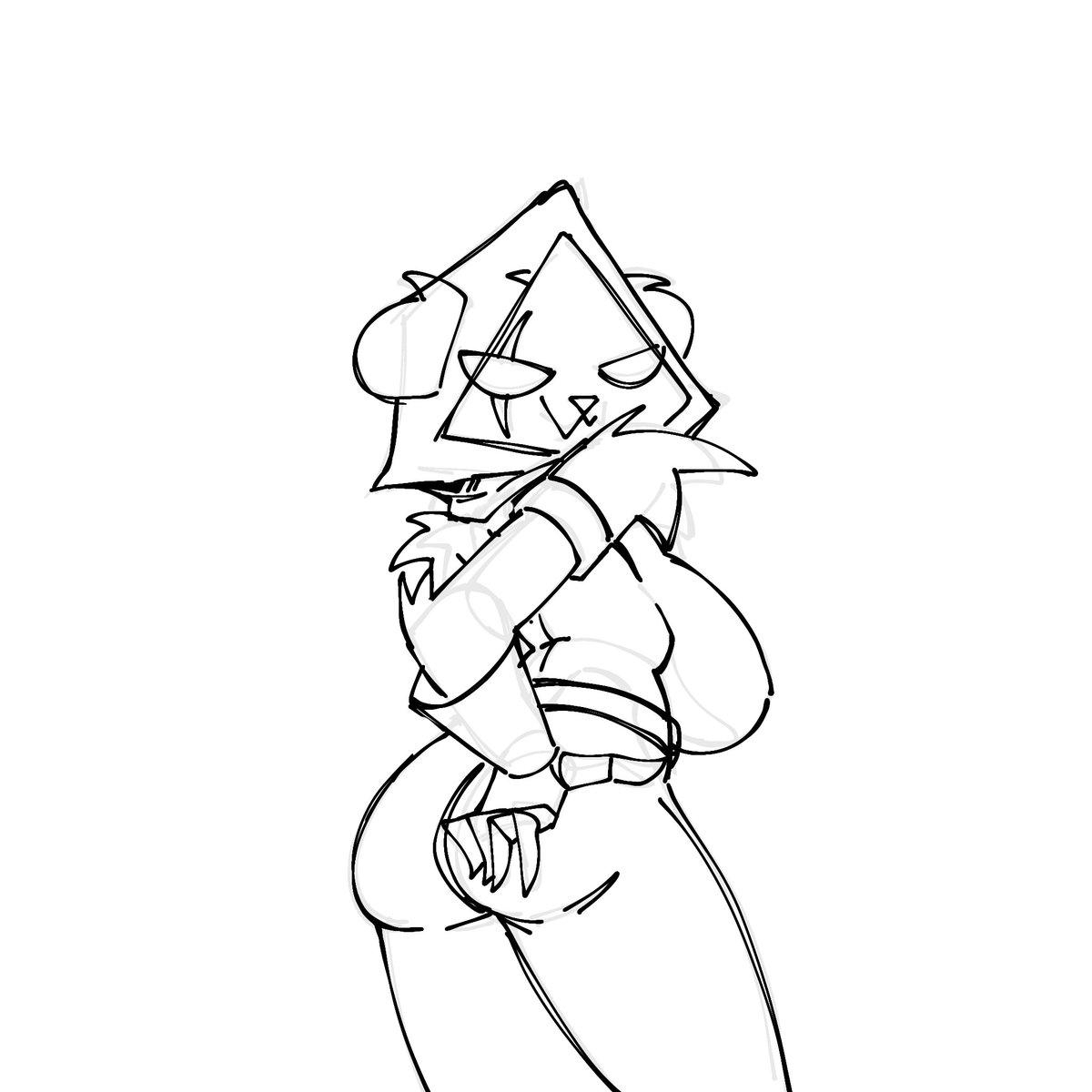 I've had some health issues and haven't been able to make progress on other drawings. In the meantime, here's a sketch of Raven. 😷👍