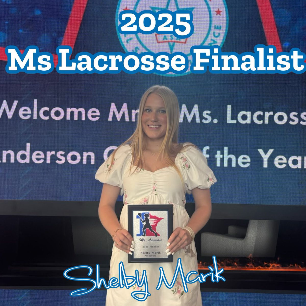 Congratulations to Shelby Marik on being named a Ms Lacrosse Finalist!