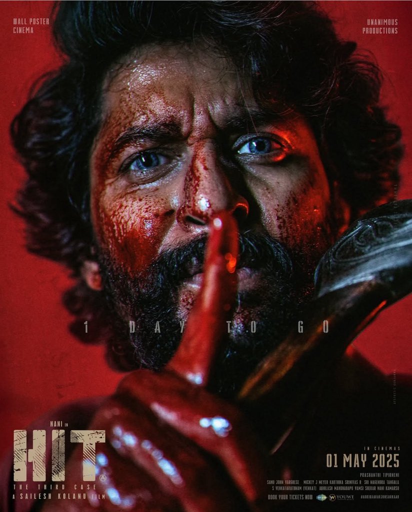 Tutejajoginder's tweet photo. #HIT3Review - Overtly gruesome, meanders in the second half after a fantastic start - ⭐️⭐️1/2
Finally watched the film on #Netflix. Had an amazing first half and the tension was arresting. The suspense factor worked wonderfully well and the interval block was simply superb. The film was absolutely solid as #Nani went on a hunt for serial killer(s).
However the film meandered in the second half, and how. The whole underground cult element was established well but extended action sequences either gruesome violence and absolute bloodshed was a put off. Also, the film seemed never ending and #Prateik’s casting seemed rather odd too.
Yes, #Nani gave his all and at places there was a clear #Rajinikanth influence visible too, which was a plus. The production values were bigger than the first two parts and the liberal use of Hindi and shooting at North India locations gave it a pan-India feel too.
If only the film was shorter by at least 30 minutes, violence in control and second half tighter then #HIT3 could well have covered a much larger distance.
Rating: ⭐️⭐️1/2