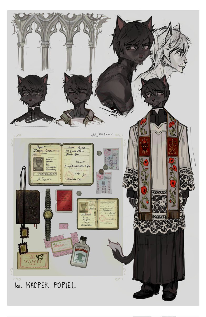 junakovv's tweet image. just in time for artfight ❤️ heres my prl themed oc #art #furry #anthro