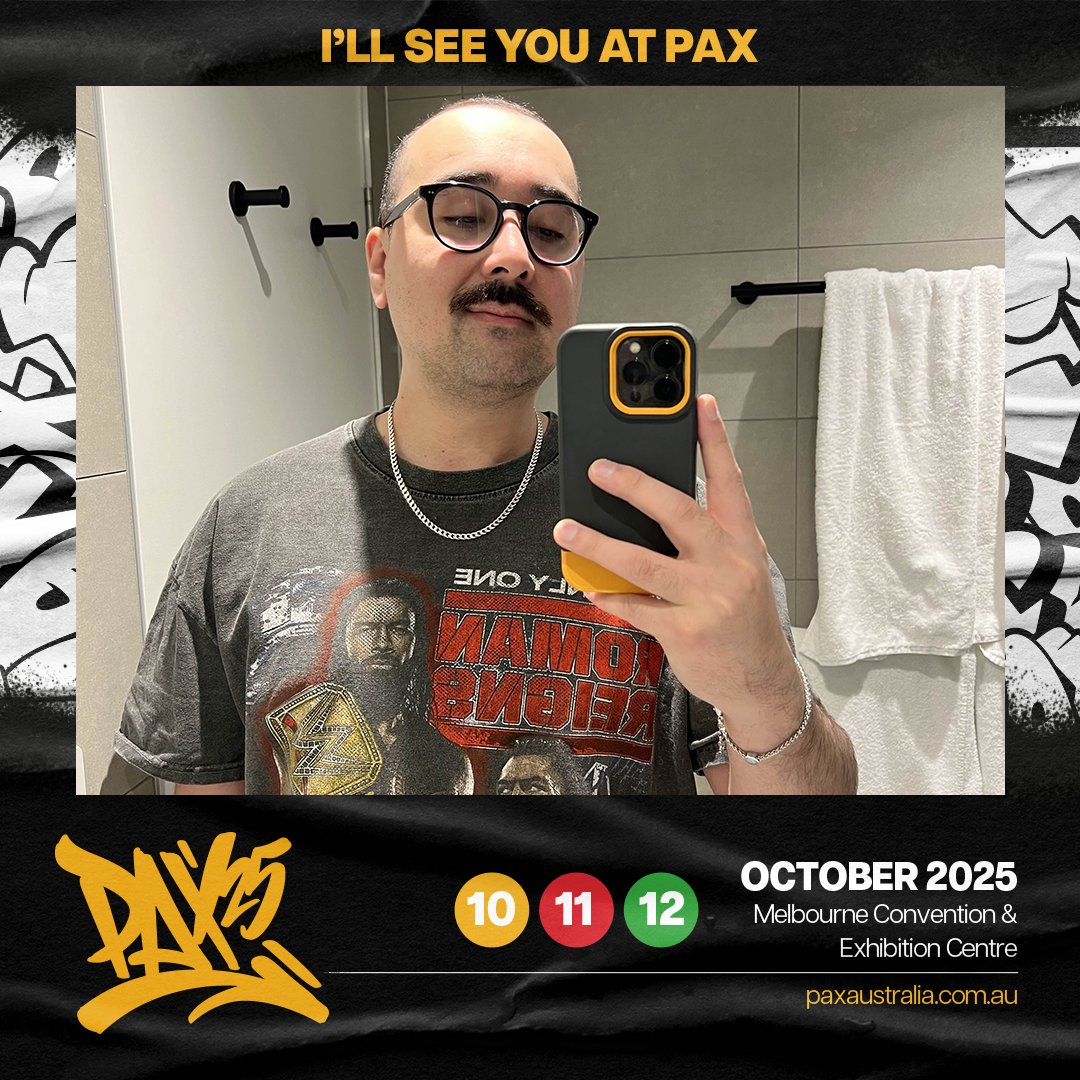 THE TRIBAL CHIEF HAS BEEN SELECTED TO BE A CREATOR FOR PAX 2025!!

thank you for acknowledging me for this year <a href="/PAXAus/">PAX Australia</a> , can't wait to take our iconic photo, work with my partnered/sponsored brands and do some more cool shit across the whole weekend!

☝️🩸