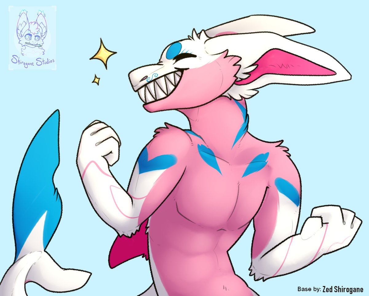 Although he has big teeth, but he bites gently)