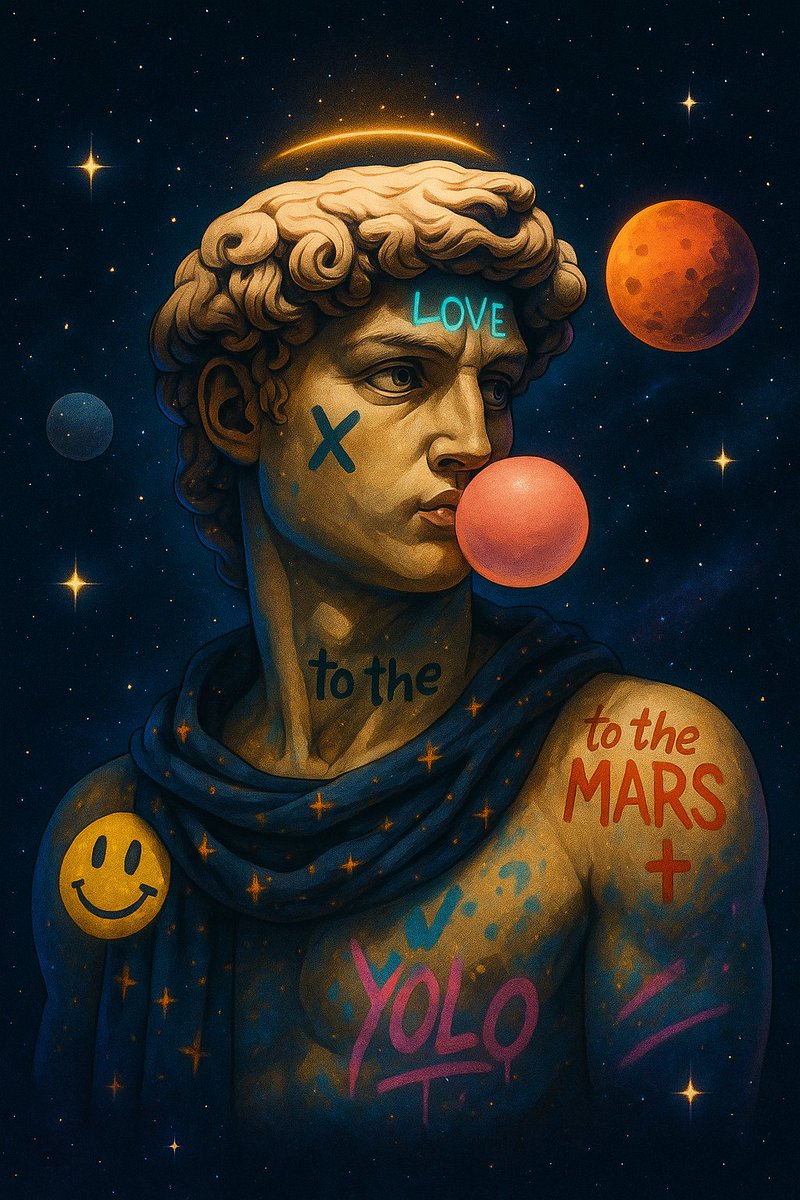 🚨👑 ALERT $ART FAM 👑🚨
🎨 The ART of OUR ERA just hit orbit 🌌
Statues dripped in graffiti, chewing rebellion — now aimed at MARS 🚀🪐

It’s not just a look.
It’s a MOVEMENT.
It’s $ART. 🖼️🔥 of Our ERA

💣 Raid posts
📈 Let ‘em know what $ART really means
#SEND IT