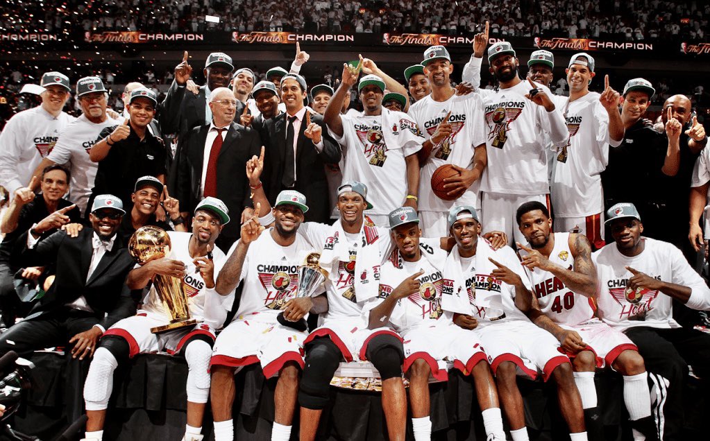 WadexFlash's tweet photo. Miami Heat back to back championships in 2012 and 2013.

Florida Panthers back to back Stanley Cups in 2024 and 2025.

We have been blessed us fans. https://t.co/MEub2huOgw