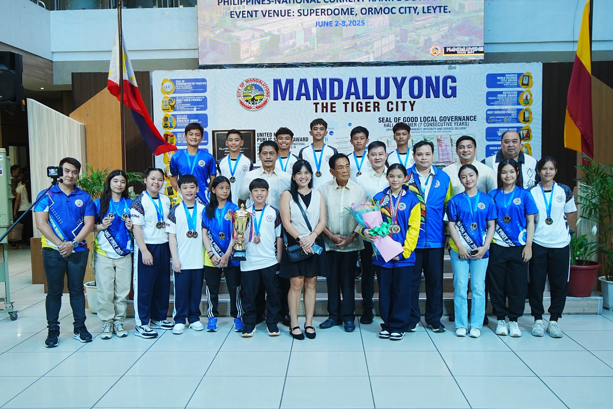 ATLETANG MANDALEÑO, KADE-KADENANG GINTO ANG INIUWI!

Kampeon ang Mandaluyong Karatedo Team sa Gov. Guico 2025 Games sa Pangasinan bitbit ang 17 Gold, 7 Silver, at 5 Bronze! 2 Gold din ang nasungkit ni KD Cabuñag ng Mandaluyong Fencing Club sa Women’s Epee U-12 at U-14 sa Leyte.