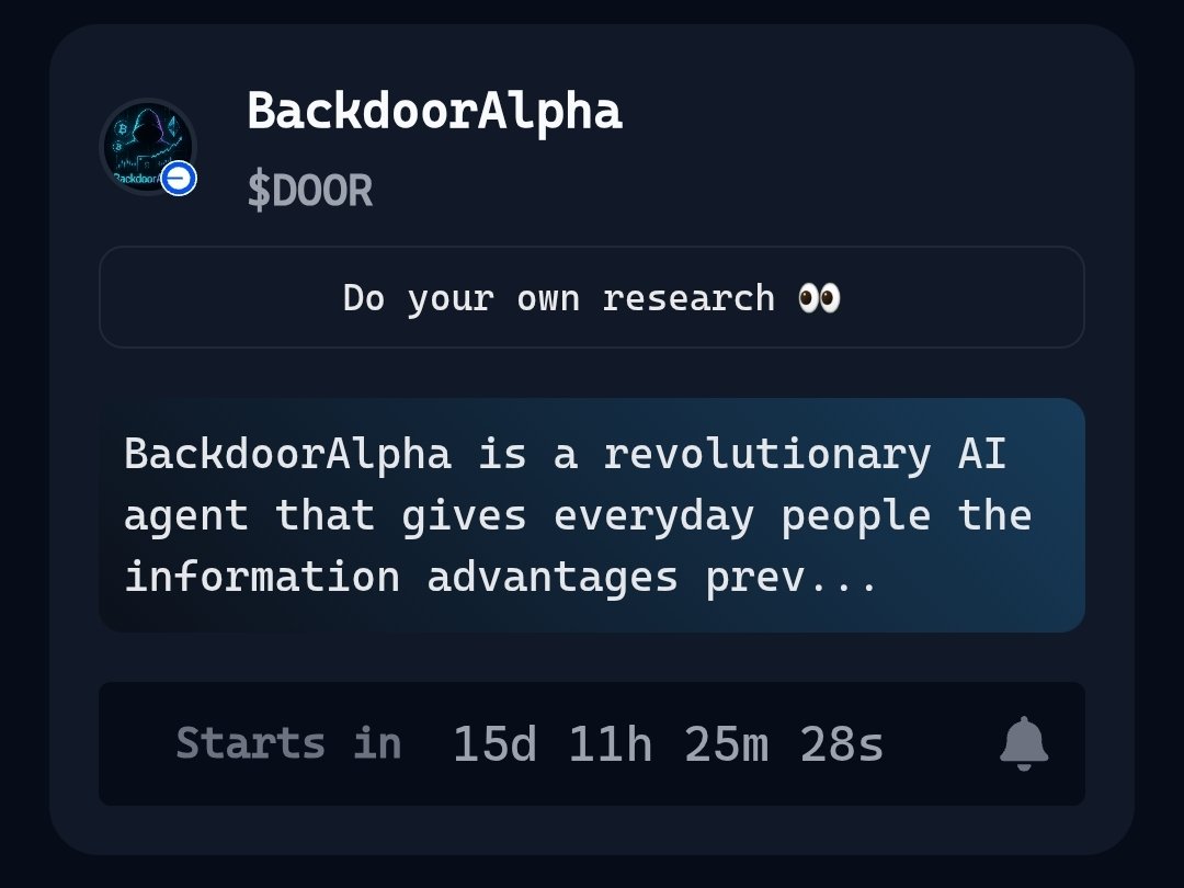 Maxil888's tweet photo. $ROOM is redefining access with @useBackroom think Friendtech, but with AI-driven alpha curation. The community buzz is real; will you ride this wave? Share your thoughts! #useBackroom #CryptoChat https://t.co/A0oncuE0G1