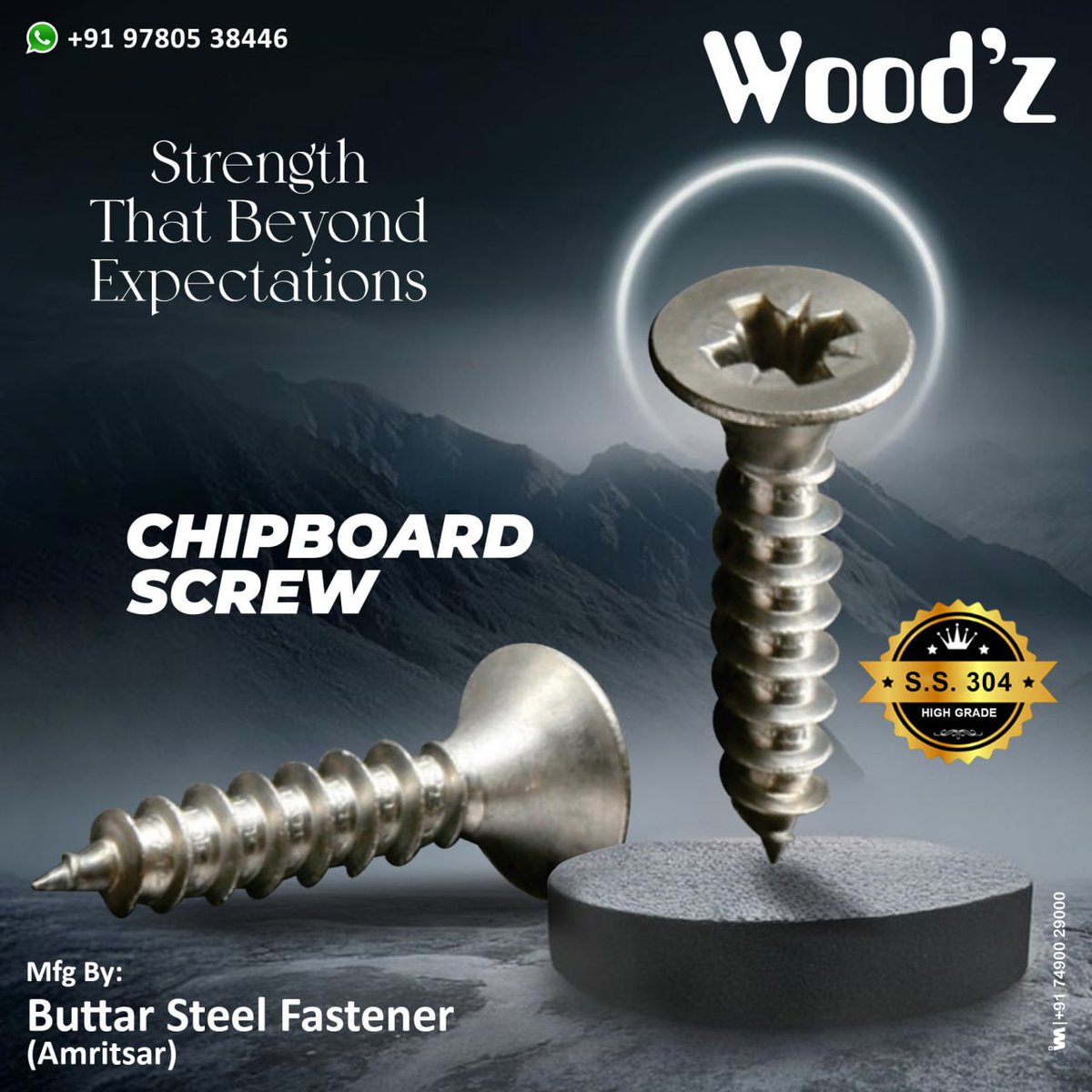 ibais_hardware's tweet photo. BUTTAR STEEL FASTENER - AMRITSAR
For enquiry via WhatsApp click
https://t.co/fhgLO317l2
Mr.Harpreet Singh +919780538446
Mr.Tajinder Singh +919814510958
#CAPRISE #AMRITSAR #woods #manufacturer #screw #fastenerscrew #furniturescrew #screwfastener #drillscrew
.
@ibais_hardware https://t.co/kuxBpl7txd