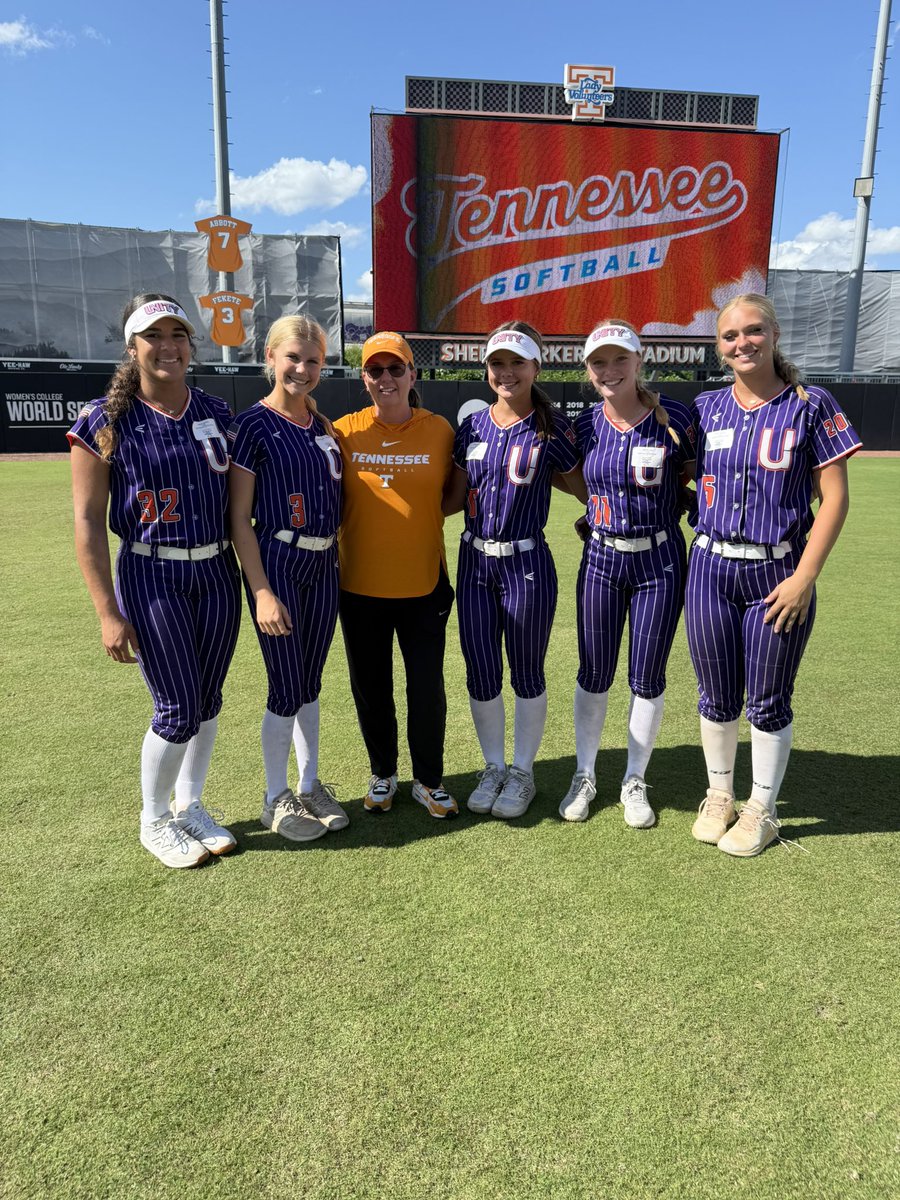 Alexis Medina (@leximedina2028) on Twitter photo Thank you so much <a href="/Vol_Softball/">Tennessee Softball</a> for hosting such great camps! Definitely took away many new things I’ll be taking into my own game both defensively and offensively. So blessed to have the opportunity to attend these camps.
<a href="/KarenWeekly/">Karen Weekly</a> <a href="/MRhodesSmith/">Megan Smith</a> <a href="/SLSanders20/">Stephanie Sanders</a> <a href="/unityschultheis/">Unity 16u Schultheis/Johnson</a> Thank you so much <a href="/Vol_Softball/">Tennessee Softball</a> for hosting such great camps! Definitely took away many new things I’ll be taking into my own game both defensively and offensively. So blessed to have the opportunity to attend these camps.
<a href="/KarenWeekly/">Karen Weekly</a> <a href="/MRhodesSmith/">Megan Smith</a> <a href="/SLSanders20/">Stephanie Sanders</a> <a href="/unityschultheis/">Unity 16u Schultheis/Johnson</a>