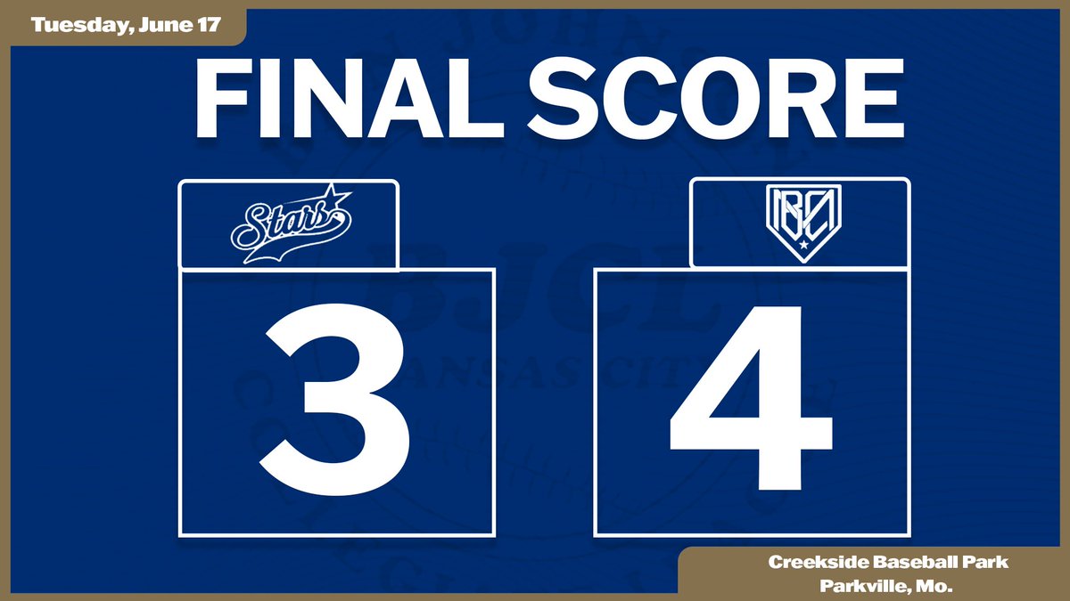 MBC RF Evan Abbott (<a href="/EvanAbbott07/">Evan</a> / <a href="/ESUBaseball/">Hornet Baseball</a> ) delivered a 4-for-4 day and walked it off with a base hit in a narrow victory over the Bob Allen Ford Stars. #BJCL