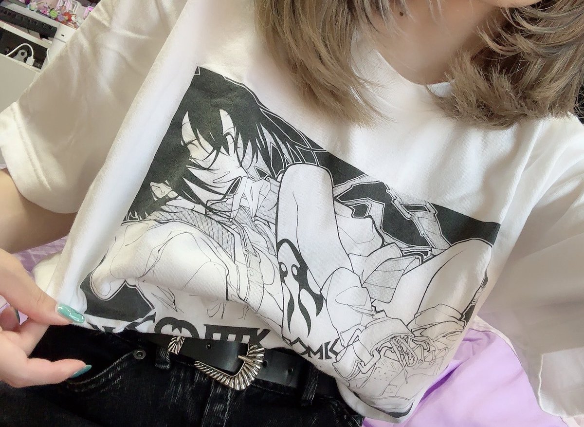 お気に入りの望月けい先生の
Tシャツの時期が来た👾🤍