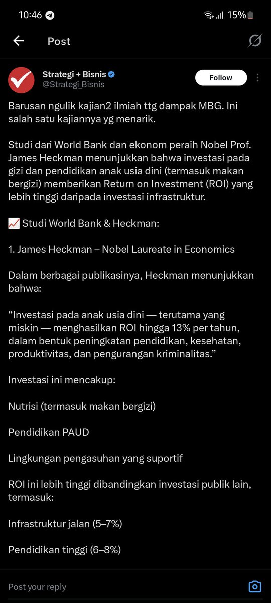 buzzer mbg <a href="/Strategi_Bisnis/">Strategi + Bisnis</a> ,sudah jauh2 cerita sampai peraih nobel, tapi dilapangannya gini nih..

semoga upah ngebazer lu, bikin lu sengsara 7 turunan..