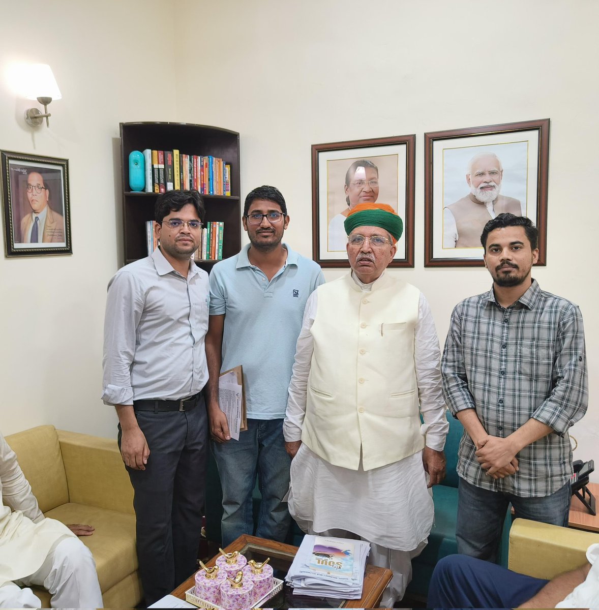 Rajmal regar🌼🌈 (@rajmal_abhinna) on Twitter photo Good morning all 🙏
We would like to inform you that yesterday, we had the opportunity to meet with the Hon'ble Union Minister of State for Law & justice , and Parliamentary Affairs, Shri <a href="/arjunrammeghwal/">Arjun Ram Meghwal</a>. During the meeting, we raised our concerns regarding the gender-biased Good morning all 🙏
We would like to inform you that yesterday, we had the opportunity to meet with the Hon'ble Union Minister of State for Law & justice , and Parliamentary Affairs, Shri <a href="/arjunrammeghwal/">Arjun Ram Meghwal</a>. During the meeting, we raised our concerns regarding the gender-biased