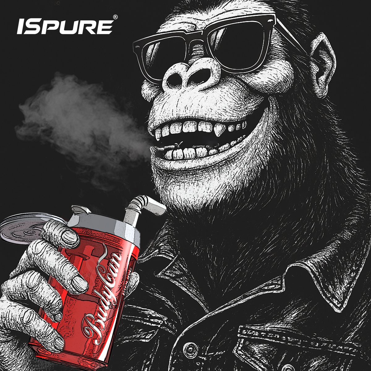 ispure_official's tweet image. 🦍💨 Cool never looked this bold. Meet the ultimate vibe upgrade —#budycan

Filtered hits. Ice-cold style. Always ready to turn heads. 🔥🍃

💬 Who says your session can’t be iconic?

#ispure #BudyCan #gorillamode #staychill