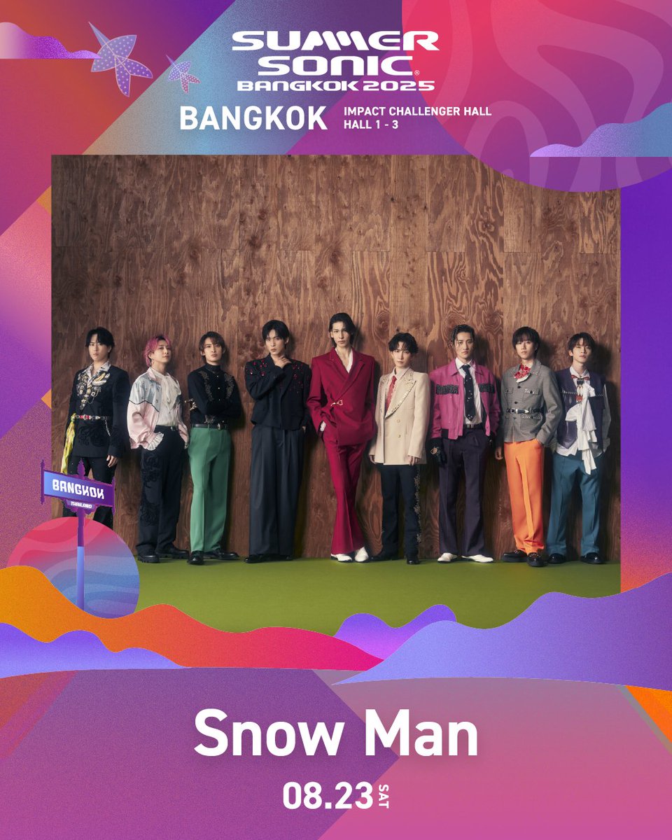 Snow Man / MENT RECORDING (@sn__20200122) on Twitter photo 「SUMMER SONIC BANGKOK 2025」
出演決定❤️🔥
🗓️08.23(SAT)
<a href="/Summersonic_bkk/">Summersonic_bangkok</a>
🔗summersonicbkk.com
#SnowMan
#summersonic
#summersonicbangkok
#summersonicbkk
#summersonic2025 「SUMMER SONIC BANGKOK 2025」
出演決定❤️🔥
🗓️08.23(SAT)
<a href="/Summersonic_bkk/">Summersonic_bangkok</a>
🔗summersonicbkk.com
#SnowMan
#summersonic
#summersonicbangkok
#summersonicbkk
#summersonic2025