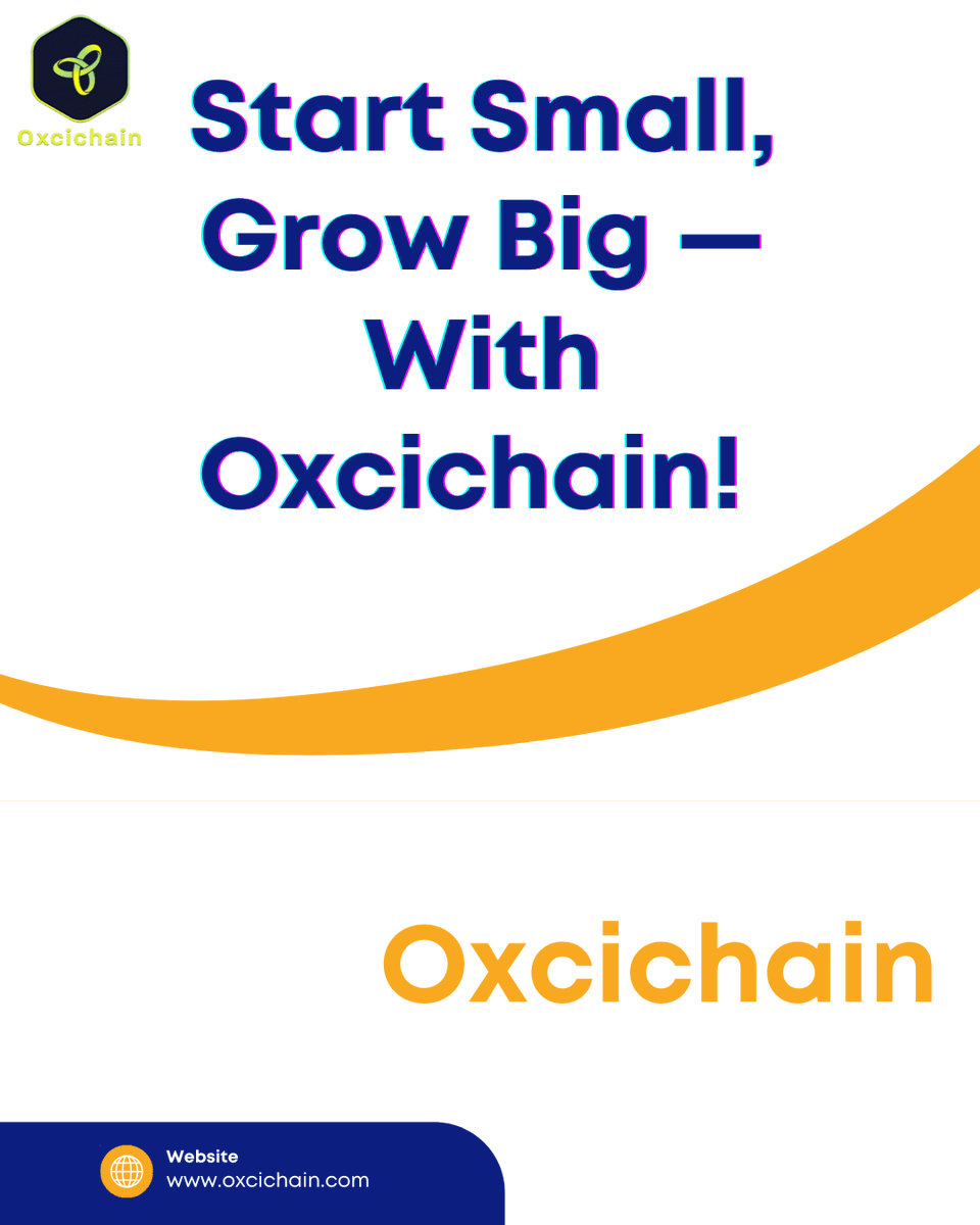Oxcichain's tweet image. Start Small, Grow Big — With Oxcichain! 🚀💼

🌟 Don’t just watch the future—be part of it. Grow with Oxcichain.

🌐 Join the journey: oxcichain.com

#Oxcichain #DigitalGrowth #CryptoPotential #GrowWithOxcichain #BlockchainEarning 🌍📈