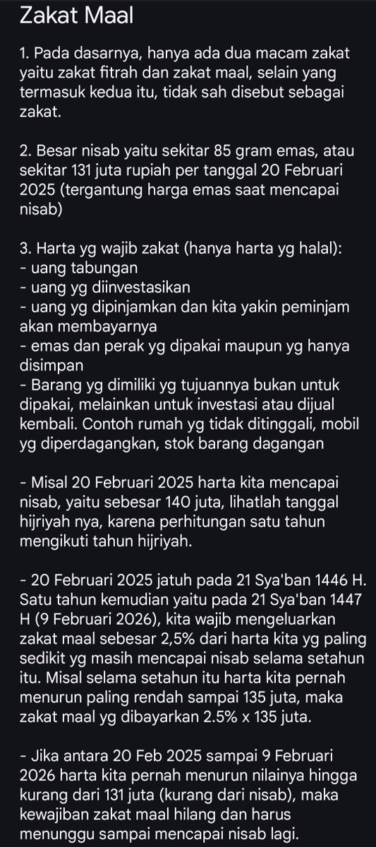 akemieriko's tweet photo. Mau share rangkuman tentang zakat mal ya, karna kuliat di sekelilingku banyak yg blm tau ttg tata cara pelaksanaannya, padahal hukumnya wajib. Semoga bermanfaat. https://t.co/feYyL94gS1