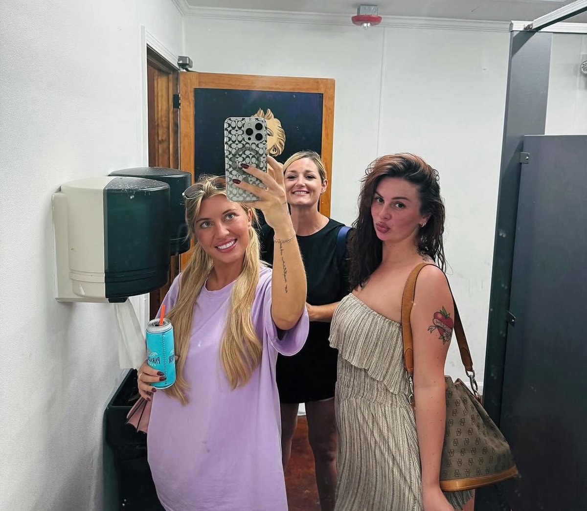 A little drinking before we film some threesome SOL content 🤭🥰