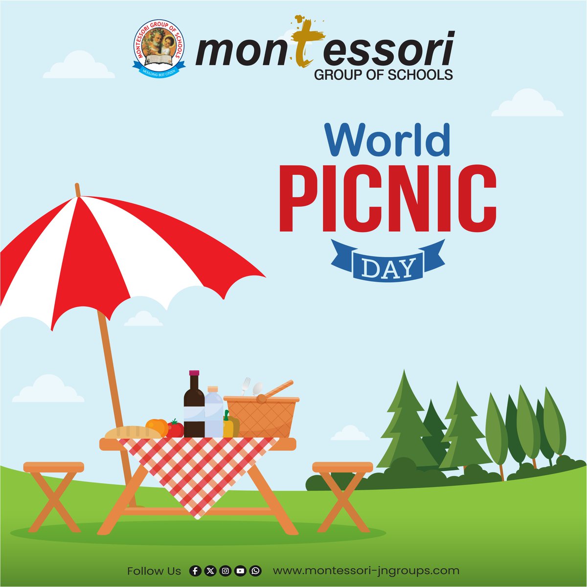 memsjngroups's tweet image. 🎒🌳 World Picnic Day Celebration at Montessori Group of Schools 🧺🌞
Laughter, games, and nature’s embrace—our students celebrated World Picnic Day with boundless joy and energy!

#WorldPicnicDay #FunAndFriendship #MontessoriMoments #OutdoorLearning #memsjngroups